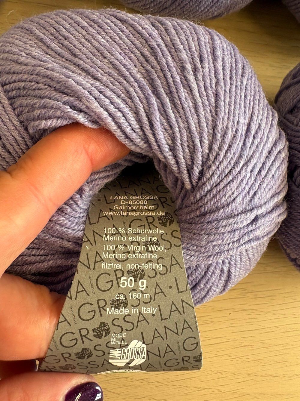 Wolle: Lana Grossa Cool Wool - Violet – Neu (gemäss Beschreibung) aus Ostermundigen von asi_jqt5 3