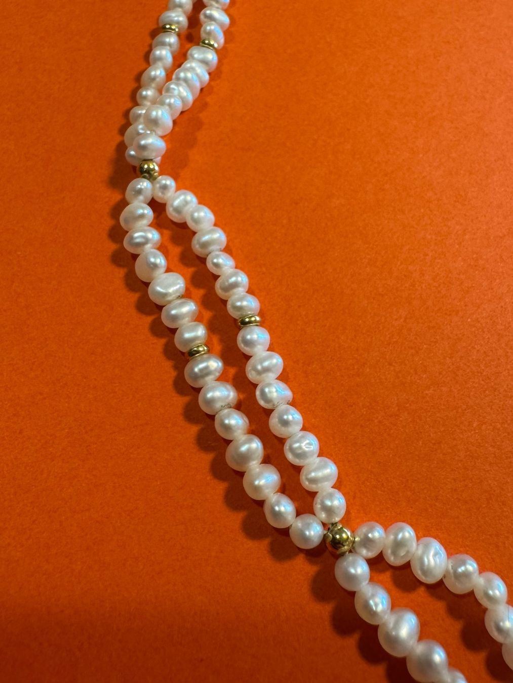 Perle (finte): Perlenkette doppelreihig – Usato da Hildisrieden venduto da lau_hxg8 4