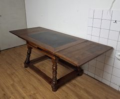 Antiker Auszugstisch Schieferplatte Barocker Stil 1880-1900