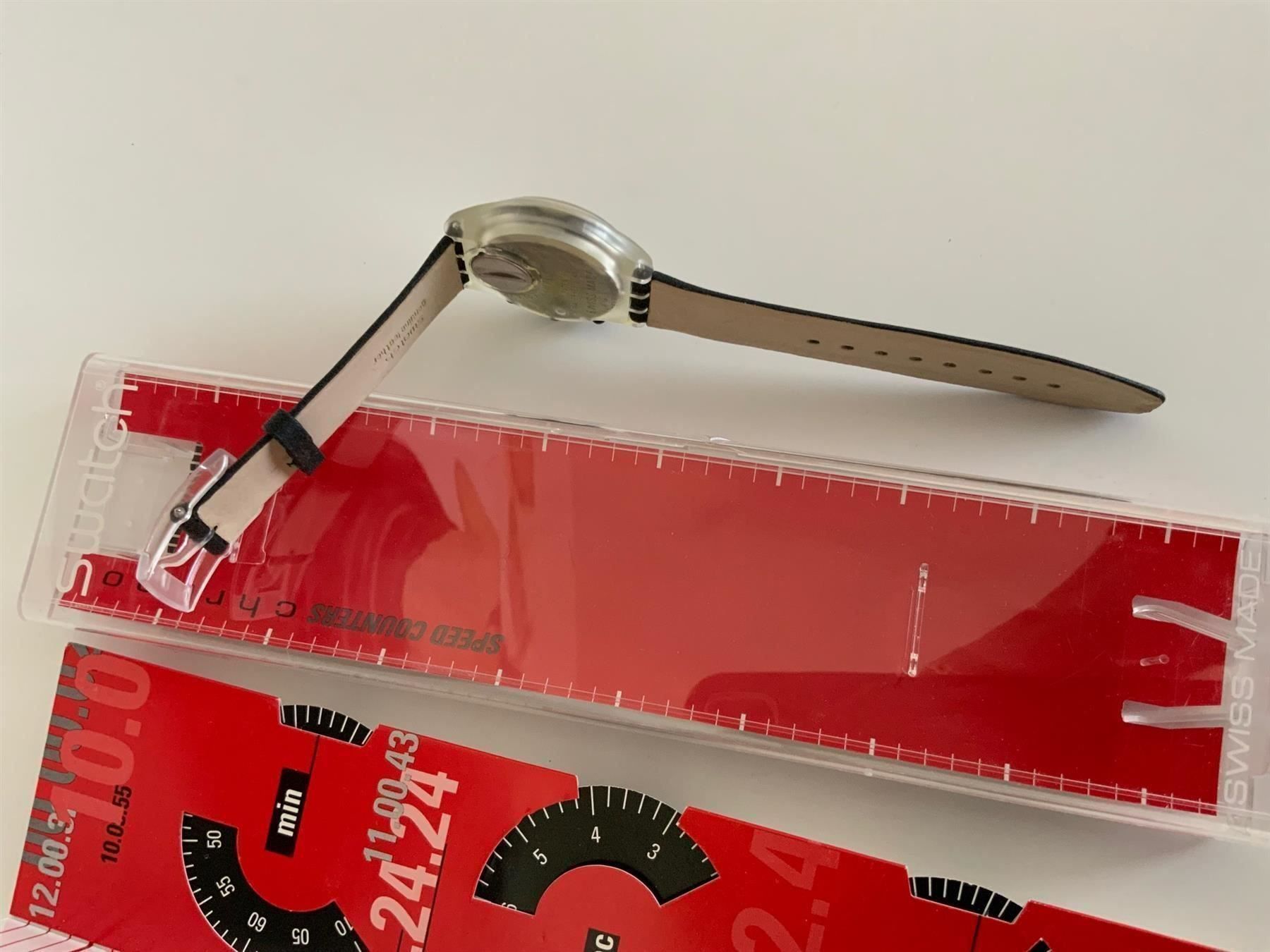 Swatch Orologi: SPEED COUNTERS Swatch CHRONO ungetragen - VINTAGE – Nuovo e nell'imballaggio originale da Wettswil venduto da rotonda 7