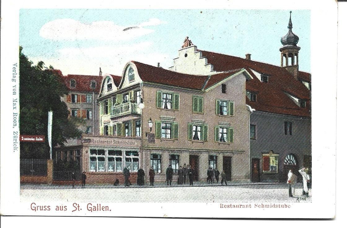 Cartoline postali: AK  St.Gallen  Restaurant – Usato da Appenzell venduto da mai25
