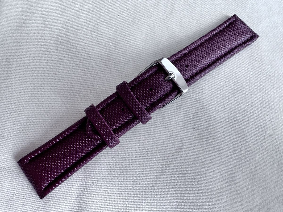 Bracciali & Braccialetti: 5 20mm NEW Purple Watch Straps, Textured – Nuovo (secondo la descrizione) da Zürich venduto da 613_g8jy 1