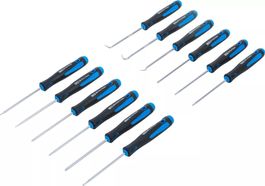 Feinmechaniker Schraubendreher- und Haken-Satz, 12-tlg.