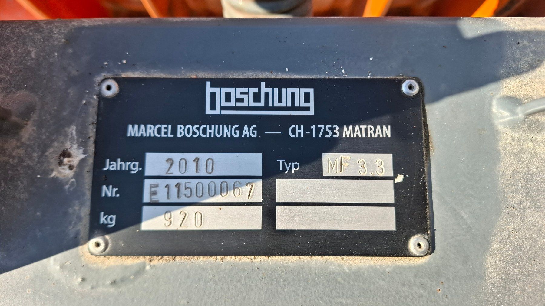 Boschung Sgombero neve: Schneepflug Boschung MF 3.3 – Usato da Wiezikon b.Sirnach venduto da breite93 5