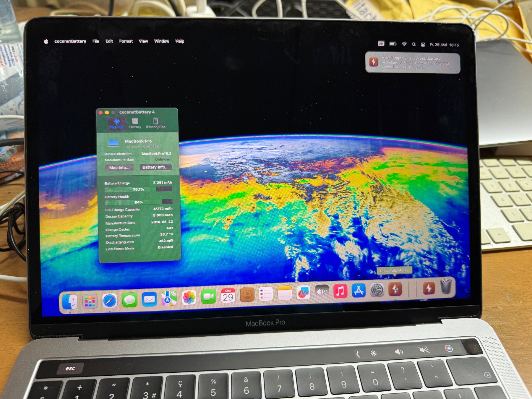 Apple Notebook: MacBook Pro  13 zoll 2018 – Difettoso da Au SG venduto da bah_6f5w 3