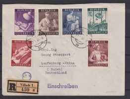 Österreich 1954: Satzbrief Gesundheitsfürsorge