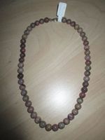 RHODONIT KETTE 8MM KUGELN 43CM LANG NEU