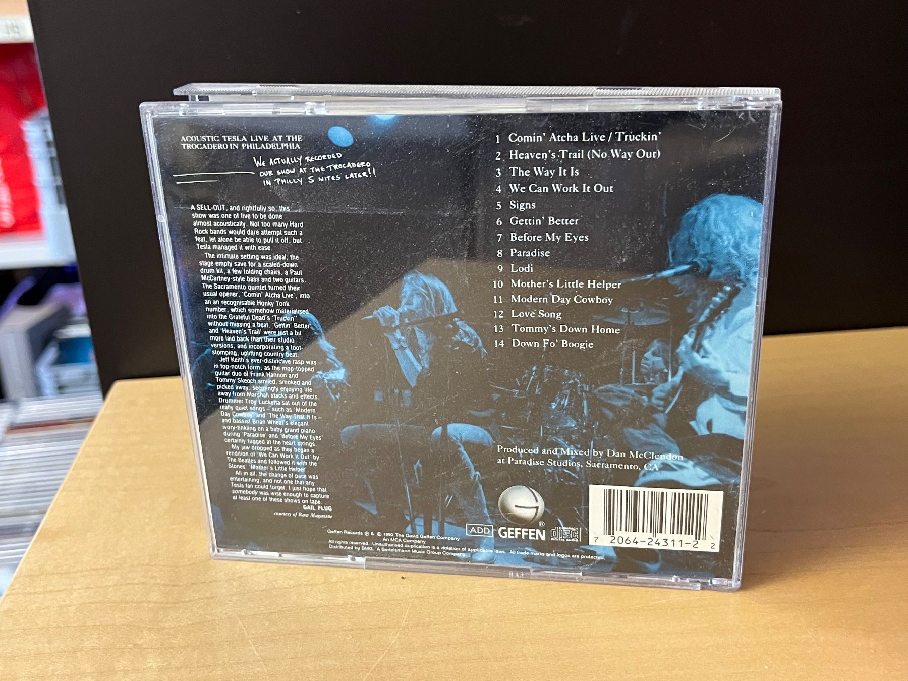 CD: Tesla - Five Man Acoustical Jam - X01C – Usato da Küsnacht ZH venduto da hardrock.earth 1