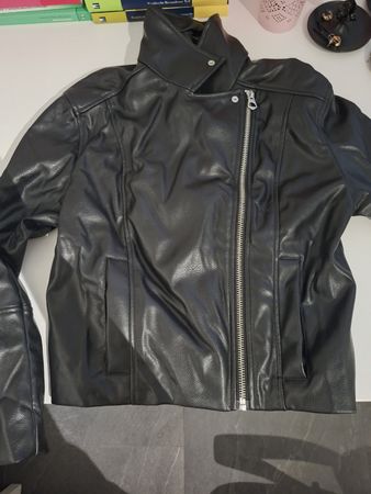Lederjacke schwarz
