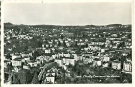 Lausanne Chailly, vu d'avion