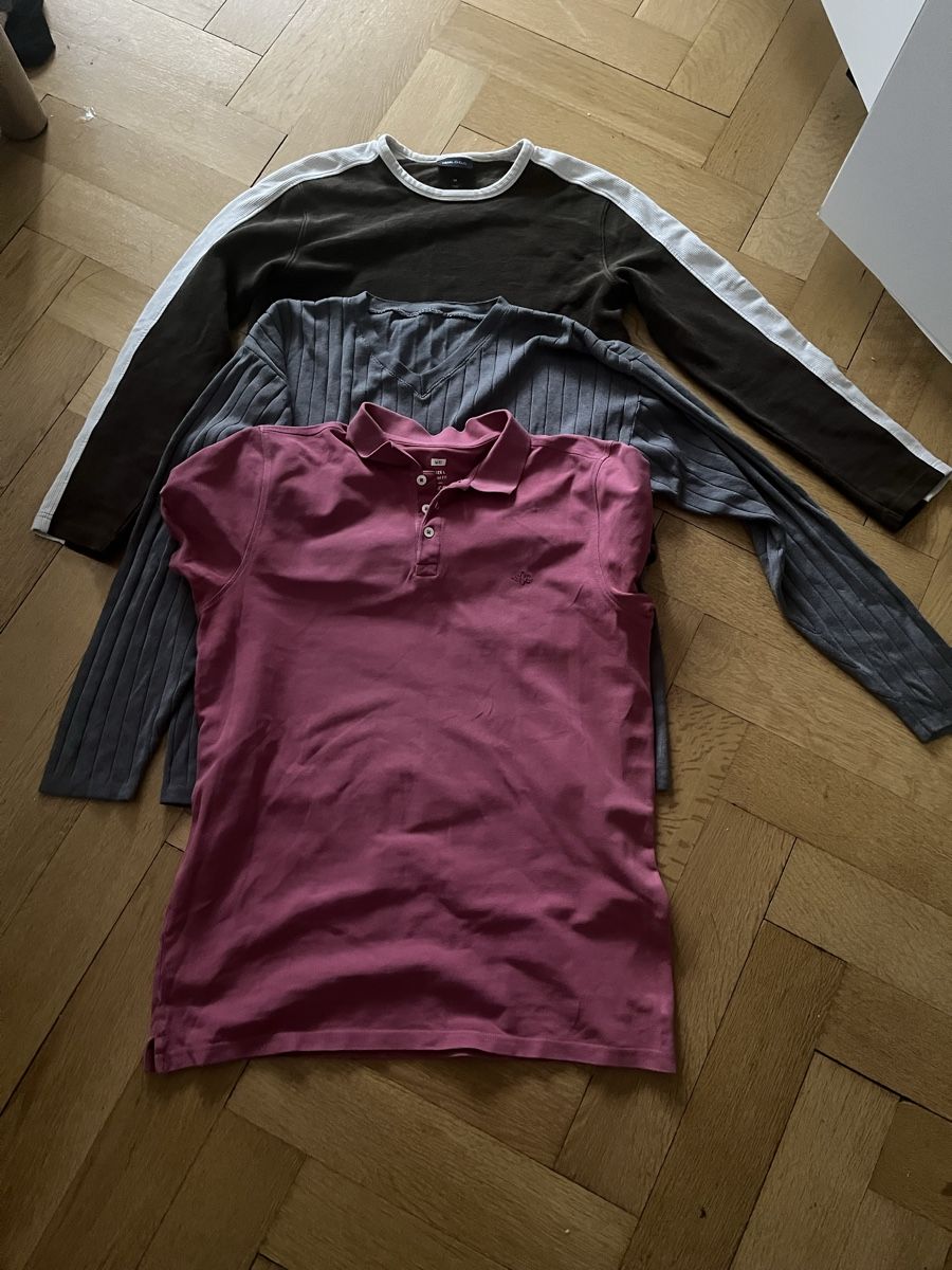 Kleiderpakete: 3er Set Herren T-Shirts, Grösse M & L, – Gebraucht aus Olten von sae_82z2 1