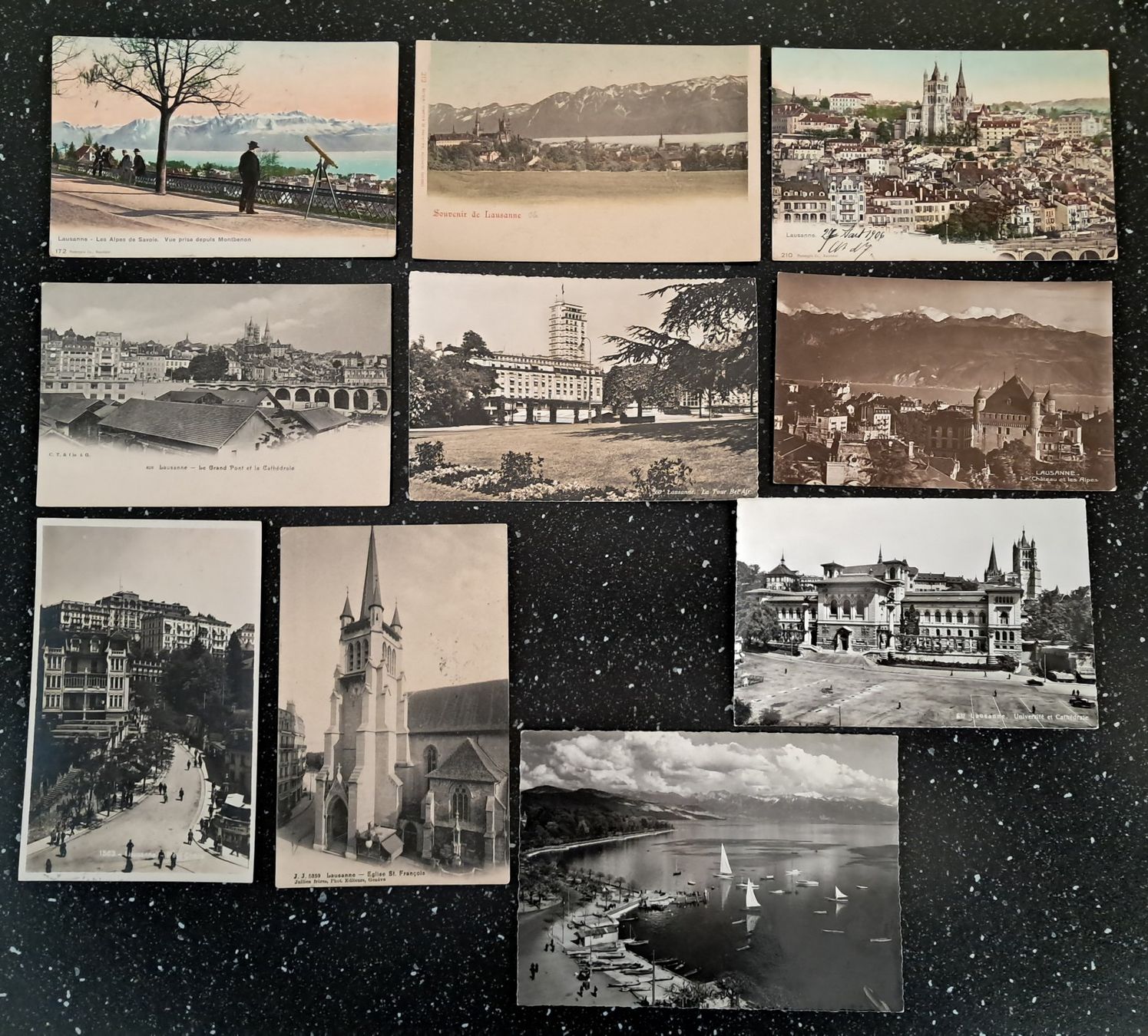 Cartoline postali: 10 CP LAUSANNE À PARTIR DE 1900 – Usato da Ponto Valentino venduto da giorgia06