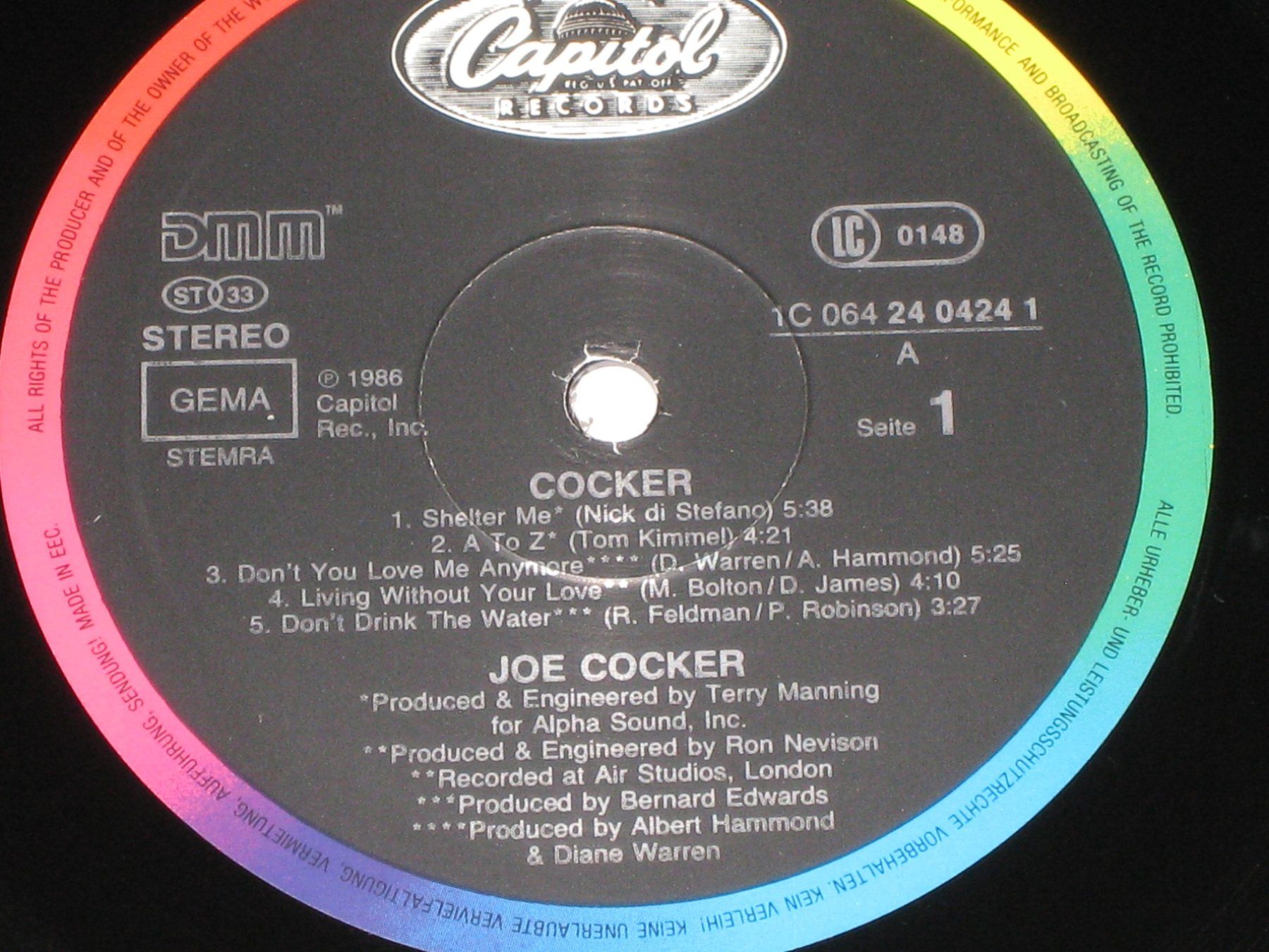 Vinyles: LP - JOE COCKER - COCKER – D'occasion à Steckborn par Quo7 1