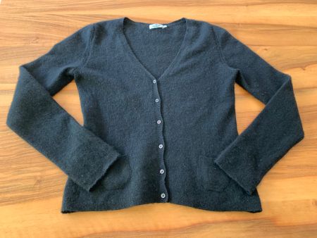 Silk & Cashmere 100% Cashmere Jäckli schwarz Gr S