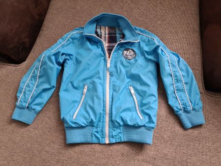 Wendejacke Gr. 122 für Spätsommer/ Herbst
