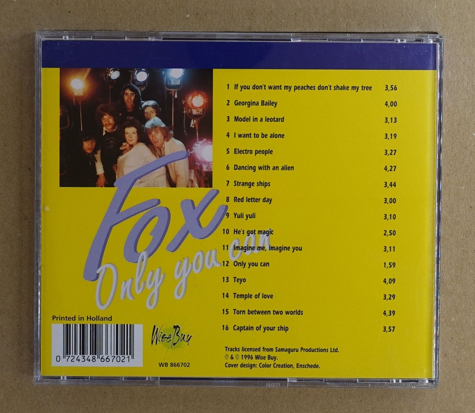 CD: Fox – Only You Can - T7 – Usato da Sessa venduto da fraenklishop 1