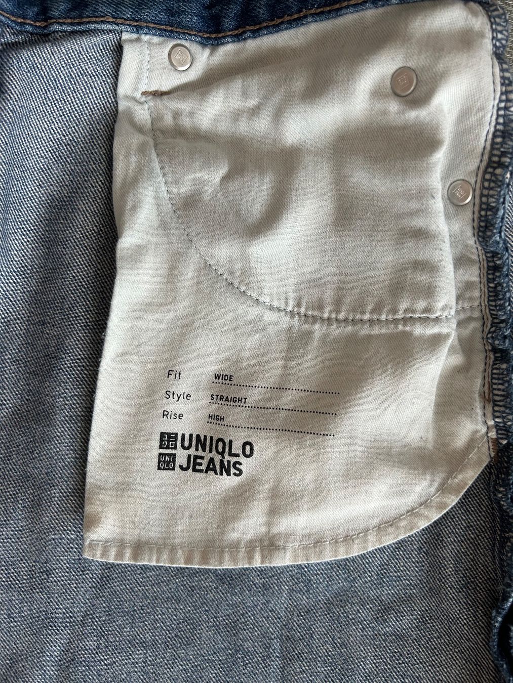 Uniqlo Jeans: Uniqlo Jeans Oversized Look Gr.36-38 – Usato da Oberglatt ZH venduto da nat_5gjp 4