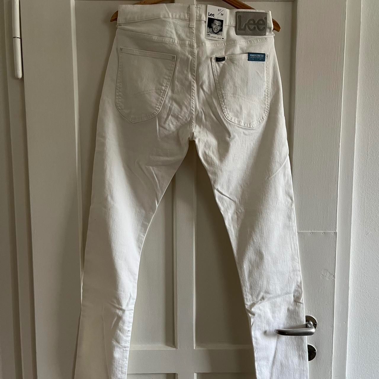 Lee Jeans: Lee Men's White Jeans – Nuovo (secondo la descrizione) da Luzern venduto da Jules__