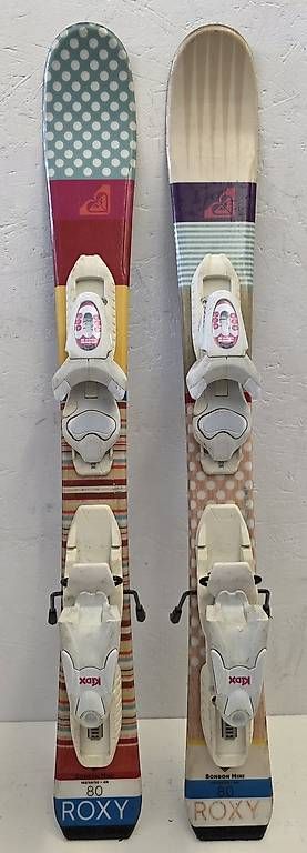 Sci: Skis enfant Roxy, 80cm avec fixes reglables – Usato da Sugiez venduto da factorysportoutlet