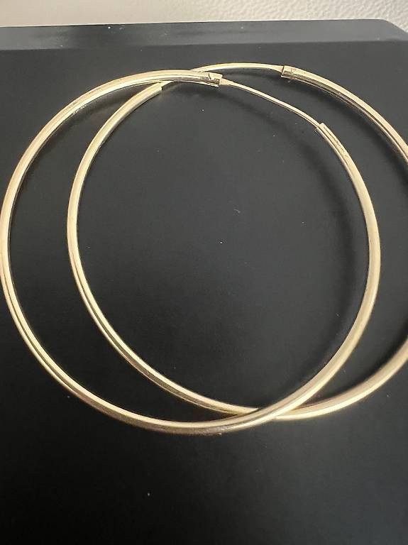 Orecchini pendenti & Orecchini a lobo: Goldene Ohrringe 5 cm – Usato da Neuhausen venduto da Cartier22 1