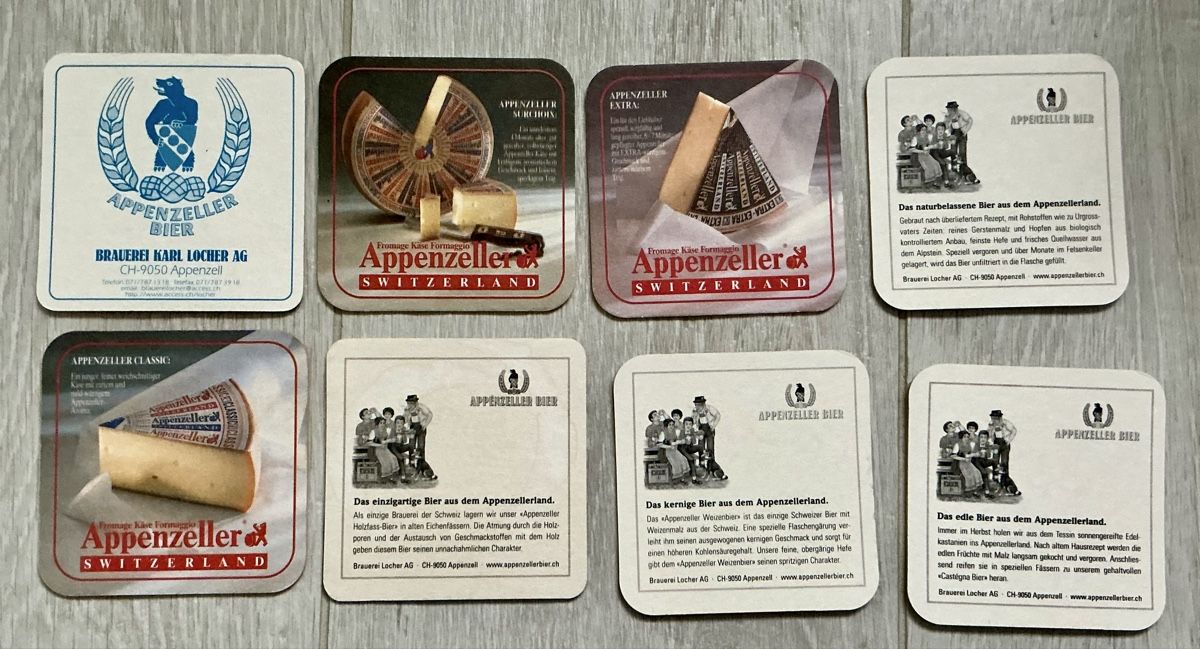Sottobicchieri: Appenzeller Bierdeckeln – Nuovo (secondo la descrizione) da Arcegno venduto da Denni 1