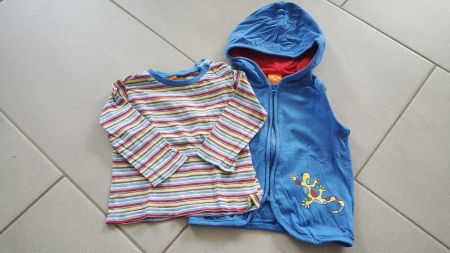 Shirt mit Gilet für Jungs, Grösse 68