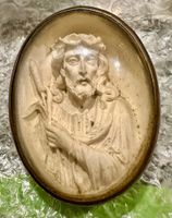 Antike Jesus Relief-Plakette, Gebrueder Benziger Einsiedeln