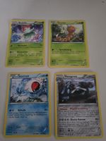 Pokémon Sammelkarten 4 Stk. verschiedene Karten guter Zust