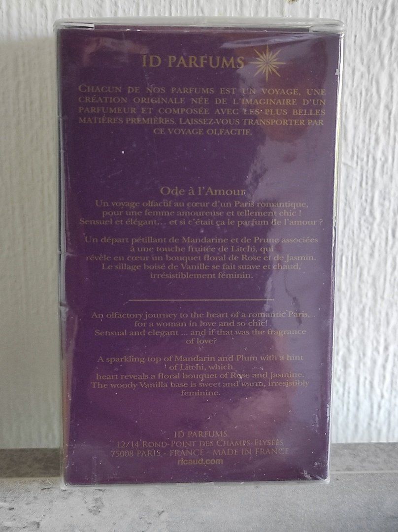 Profumi & Eau de Toilette: parfum ode A L amour ID 50ml – Nuovo e nell'imballaggio originale da Renens VD venduto da cla_7zv5 2