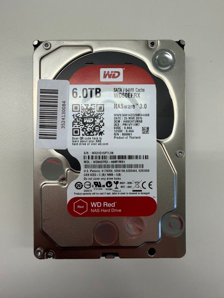 Western Digital Dischi rigidi: WD Red 6TB – Usato da Pratteln venduto da HMW-Solutions