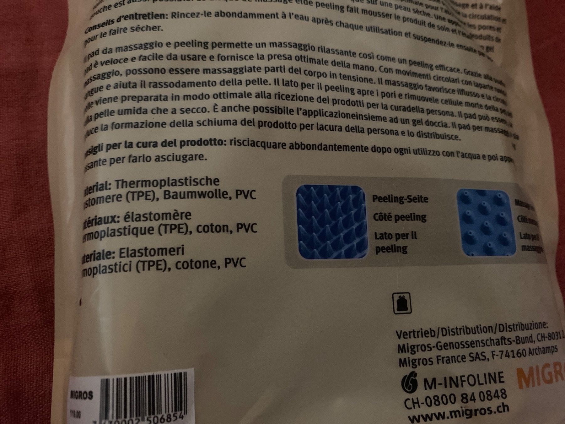 Sonstige Körperpflege: Massage-& Peeling-Handschuh / Massagepad NEU/OVP – Neu und originalverpackt aus Frauenfeld von Boldi46 3