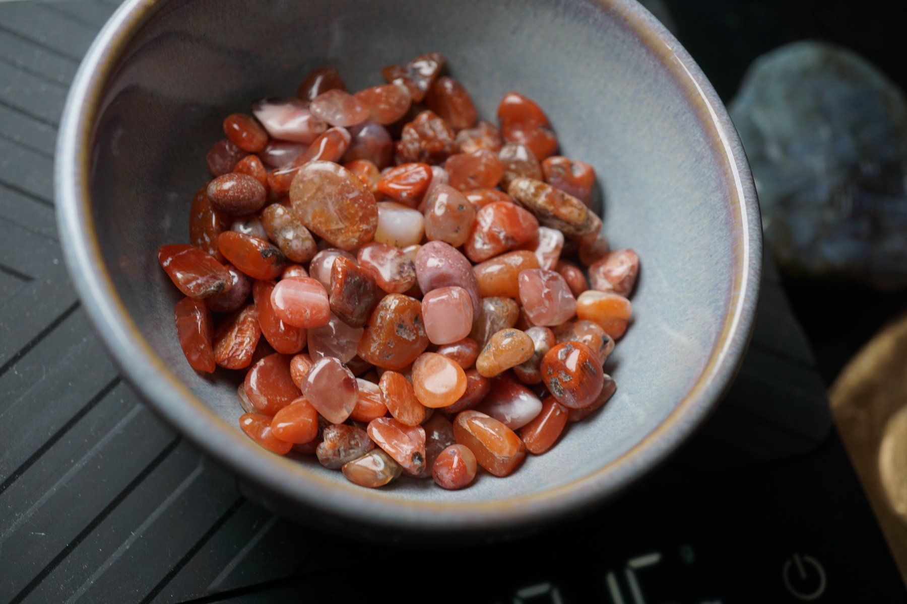 Minerali & Pietre curative: Karneol   /Wassersteine  100g pro gebot    TOPSTONE – Nuovo e nell'imballaggio originale da Eschenbach SG venduto da topstone 2