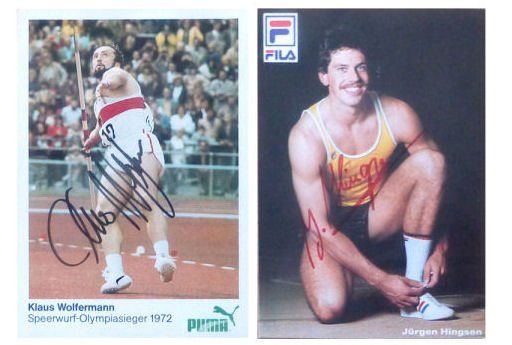 Autografi: Leichtathletik - Div. Autogramme zum Aussuchen – Usato da Dietikon venduto da immortal-stars 1