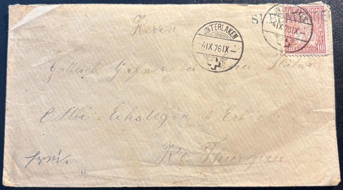 Buste & buste per spedizione: Schweizer Briefmarke Umschlag leer – Usato da Nidau venduto da sch_l8zp