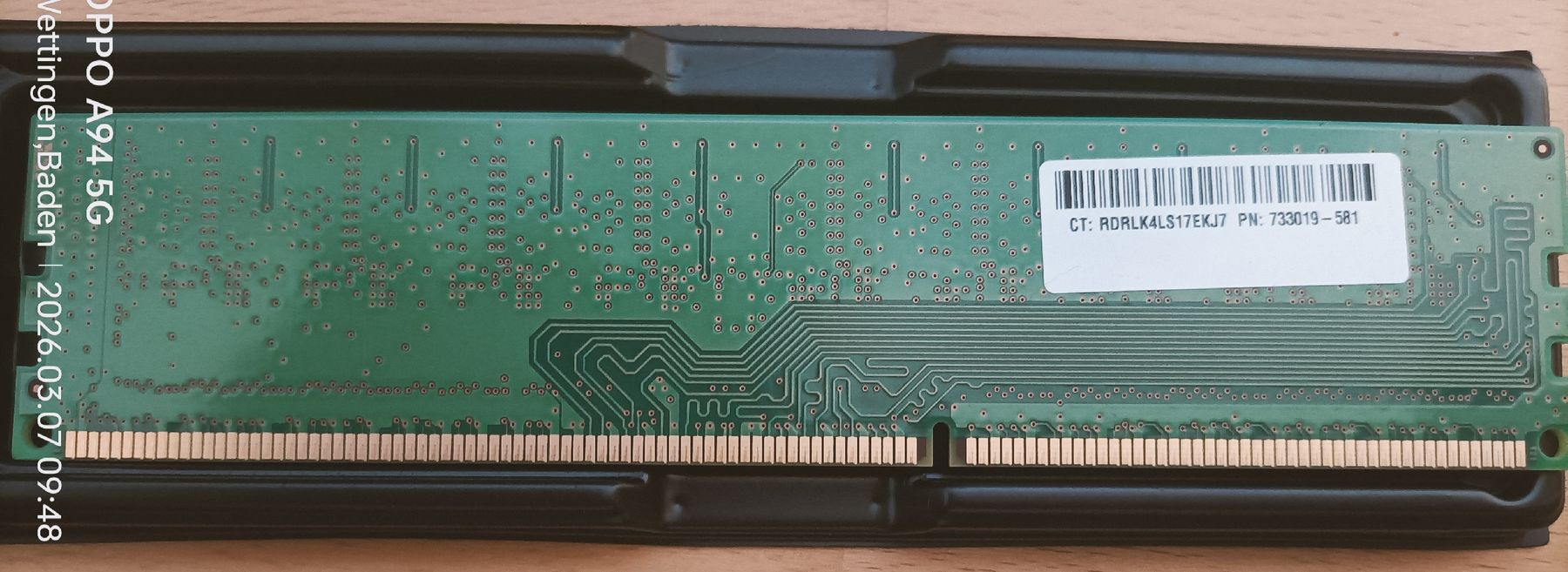 Samsung Memoria / RAM: 2 X 4GB DDR3 DIMM 1Rx8 PC3L-12800E – Usato da Wettingen venduto da jmp_7jlr 1