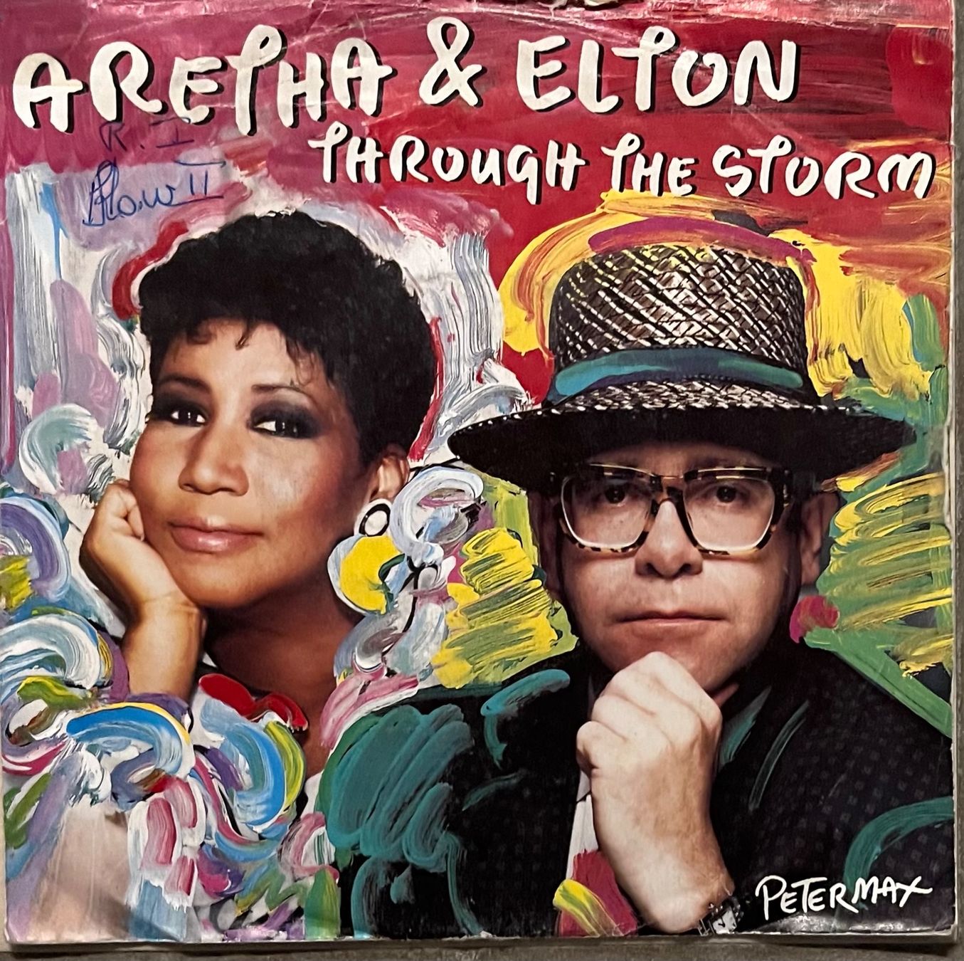 Dischi in vinile: ARETHA & ELTON - THROUGH THE STORM – Usato da Bussigny venduto da vinyl-pas-cher