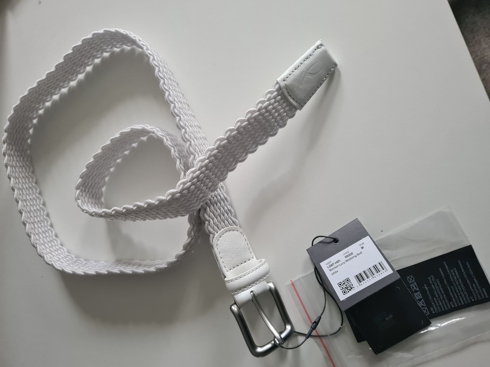 Kjus Ceintures: KJUS WEBBING GOLFGURT WEISS GR.M – Neuf avec emballage d'origine à Adlikon par jahr01 5