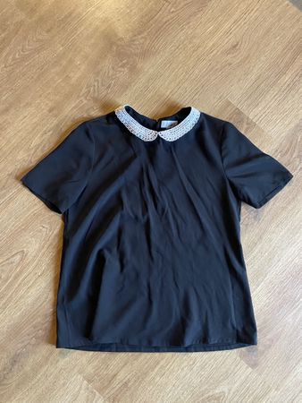 Chemisier noir Claudie Pierlot T36 - Élégant et chic!
