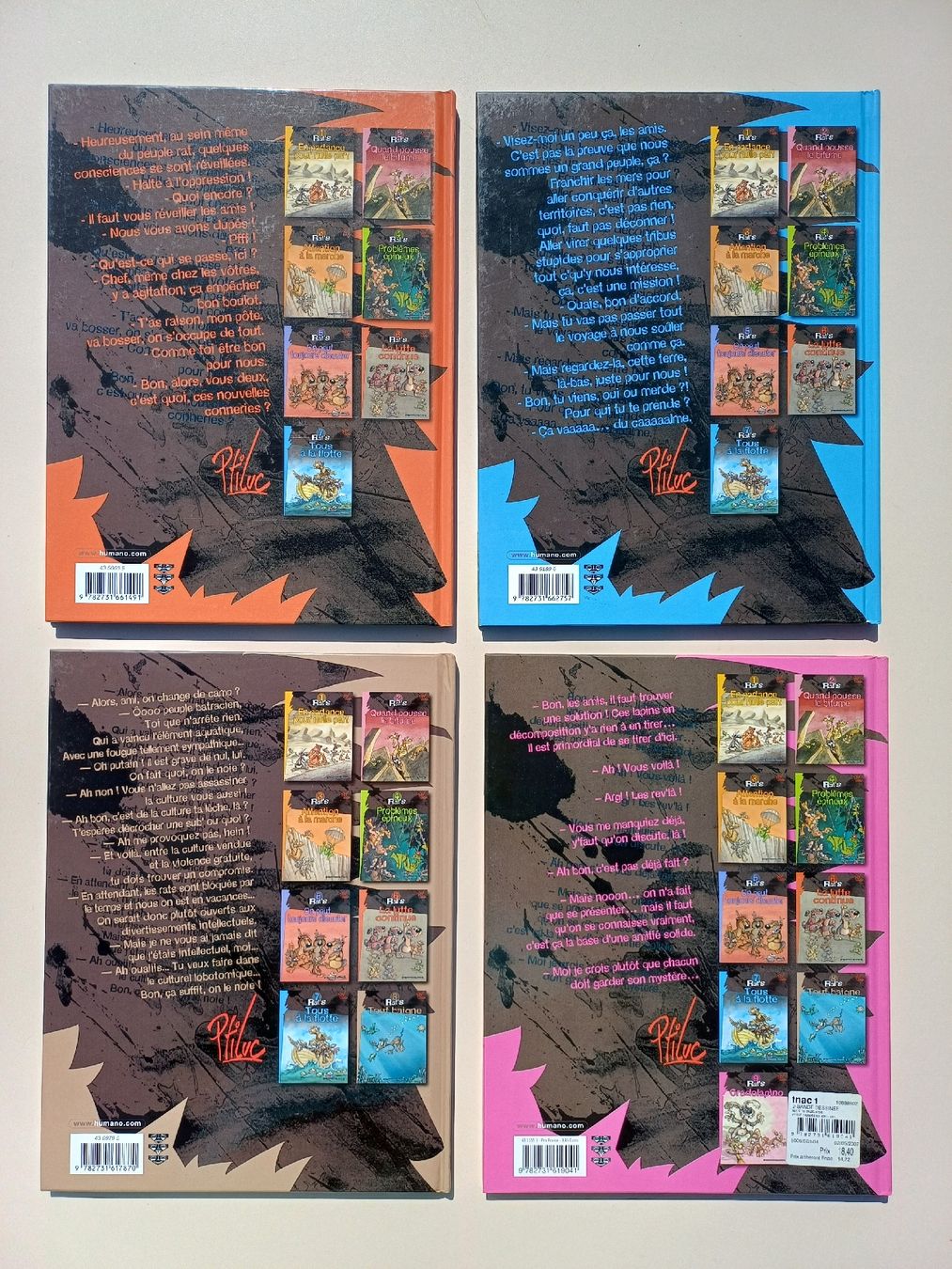 BD: BD Ptiluc "Rat's" Tome 6,7,8,9,10 – Neuf (Voir description) à Begnins par Drastic-Sound 1