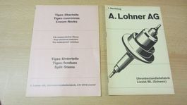 Vintage Listen Unruhwellen, Tiges Unterteile