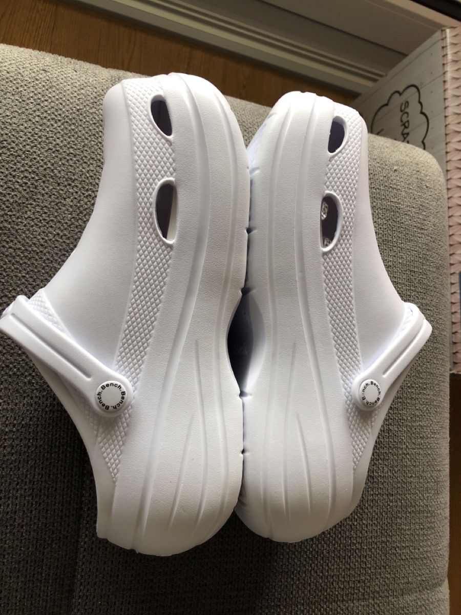 Bench Scarpe da donna: Bench Badeschuhe/Clogs, Weiss, Gr. 39, Sommerhit! – Nuovo e nell'imballaggio originale da Läufelfingen venduto da Original100 5