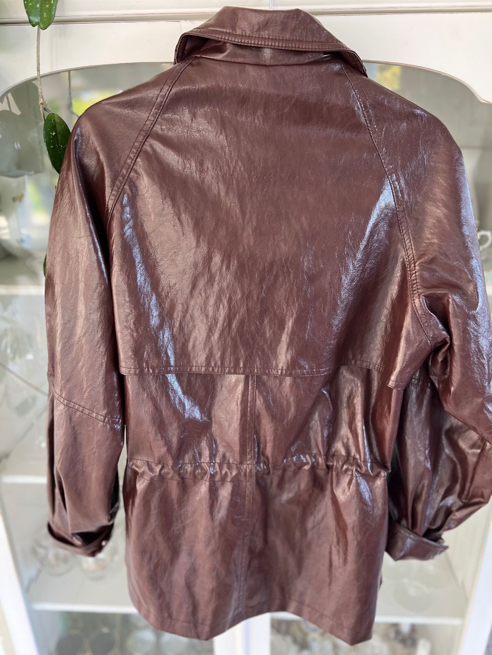 Zara Giacche: Zara Jacke Oversize im Lederlook, Gr. S Braun – Nuovo (secondo la descrizione) da Ebmatingen venduto da Mistelu 1