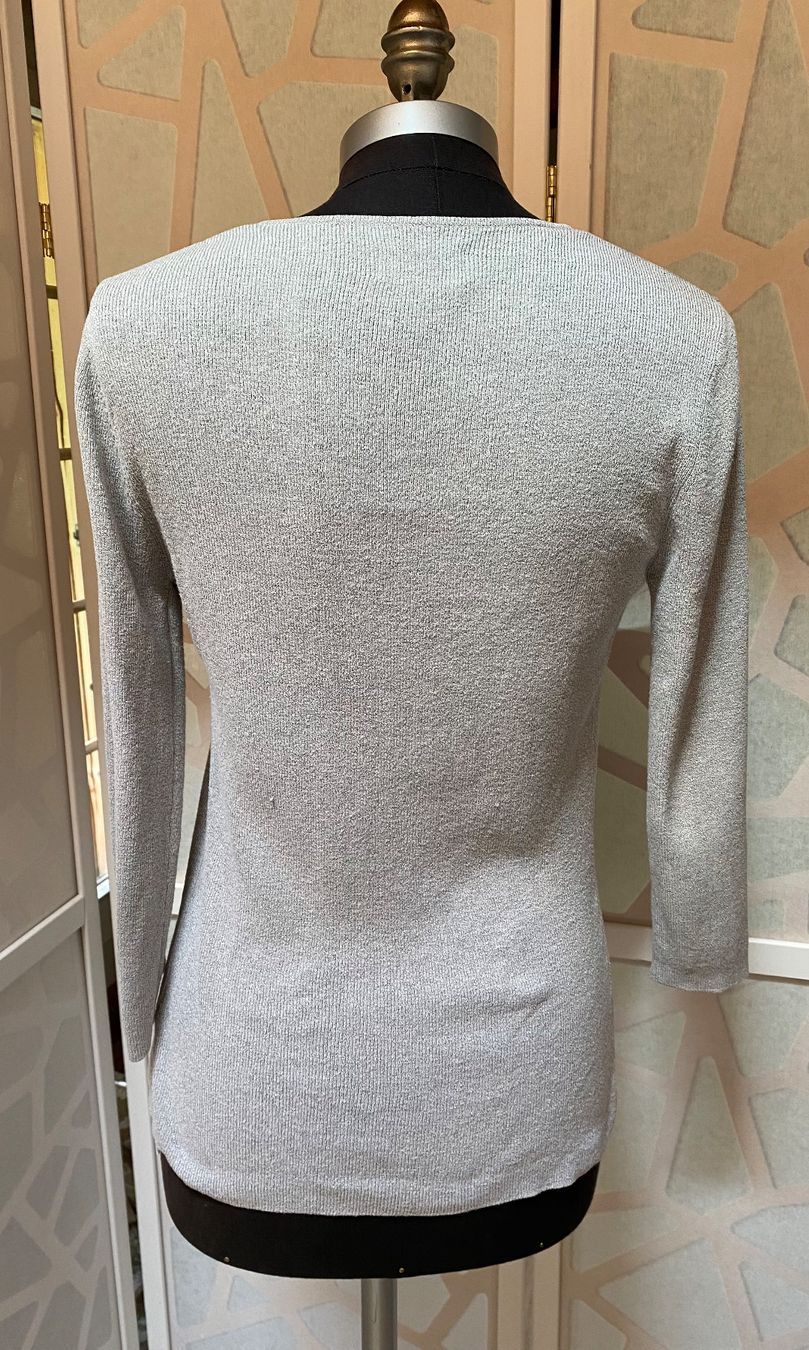 Maglioni & Felpe: Grey JIGSAW cotton cardigan. S – Usato da Grund b. Gstaad venduto da PlageNeigeplus 3