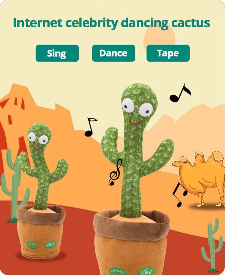 Tanzender Kaktus, der singt und wiederholt, was Sie sagen (Neu und  originalverpackt) in Gurmels fr CHF 9.95  mit Lieferung auf Ricardo kaufen