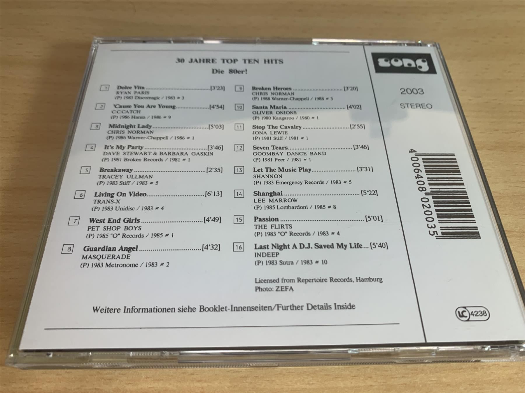 CD: 30 Jahre Top Ten Hits - 3 CD  - 3 CD – Usato da Rikon im Tösstal venduto da Alpenmutz 4