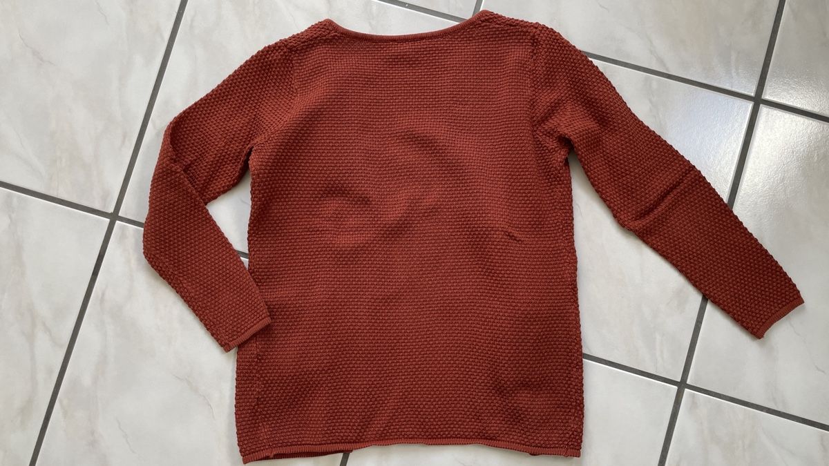 Jacken: Strickjacke in wunderschönem Rotton, 100 % Baumwolle, Gr. S – Gebraucht aus Bettingen von Majvi 3