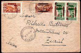 BRIEF VON BEYROUTH NACH ZÜRICH 1931-ERHALT SIIEHE SCAN-EV133