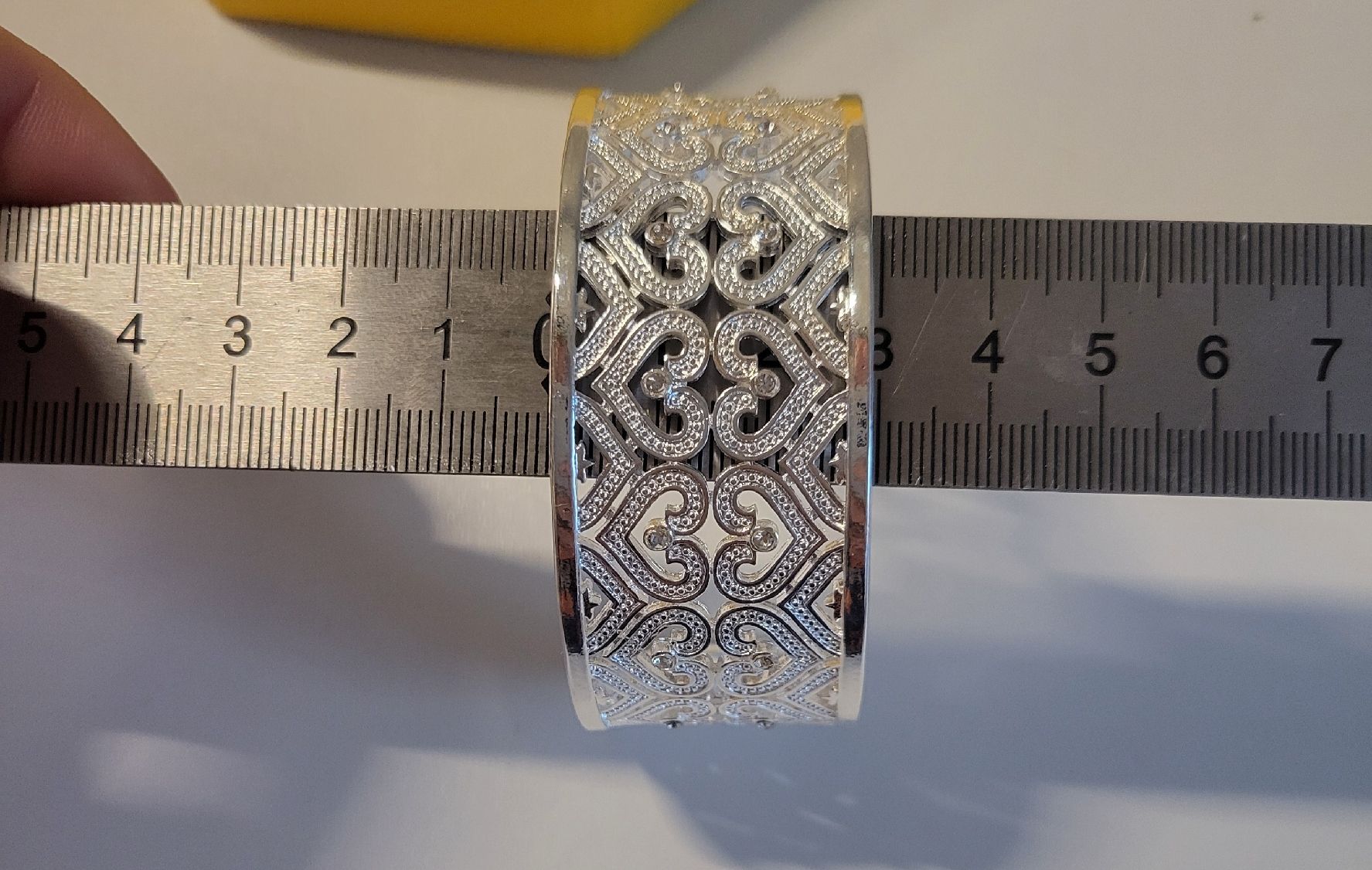 Bracciali & Braccialetti: Bracelet manchette élégant avec strass – Nuovo (secondo la descrizione) da Bernex venduto da Dariafr 4