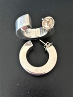 Boucles d’oreille créoles épaisses argent 925