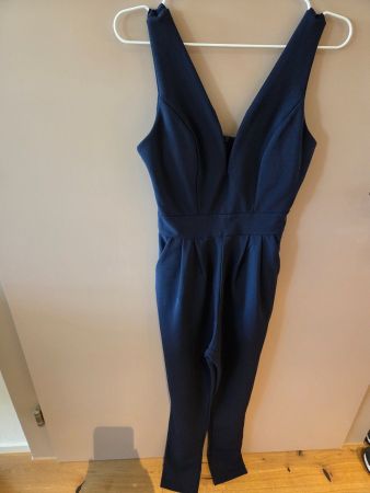Dunkelblauer Jumpsuit von Wal G